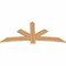 Ekena Millwork Alberta Smooth Timber Gable Bracket, Western Red Cedar, 72"W x 33"H x 1 1/2"D x 5 1/2"F, 11/12 Pitch GBW072X33X0206ALB00SWR - alternate 5